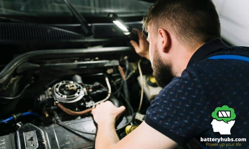 Visual Inspection Of The Battery