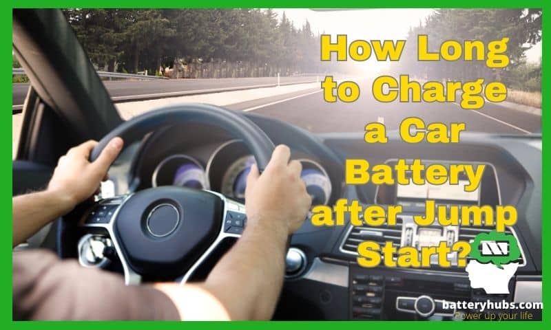 how to charge a car battery after jump start